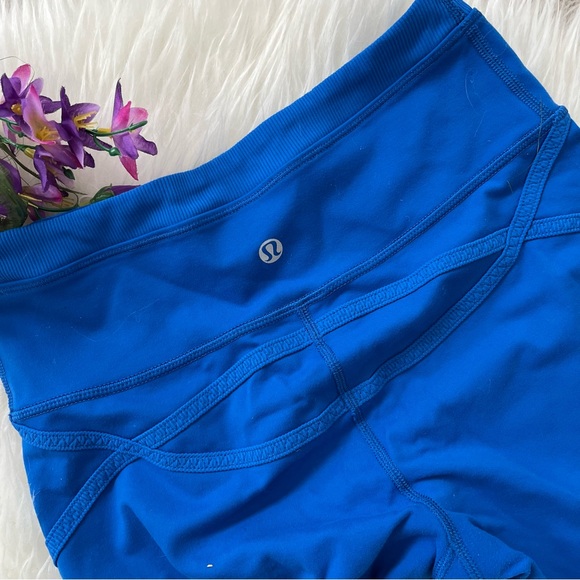 Lululemon Cropped Leggings Blue Size 4 - Picture 3 of 5
